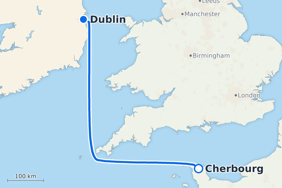 Cherbourg - Dublin